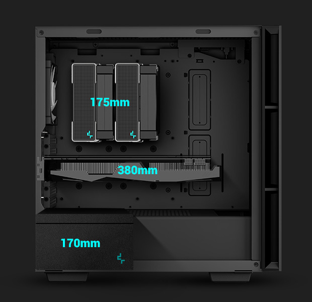 DeepCool CH560 ATX Airflow case
